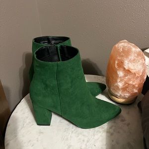 Madden Girl Green Heel Boots